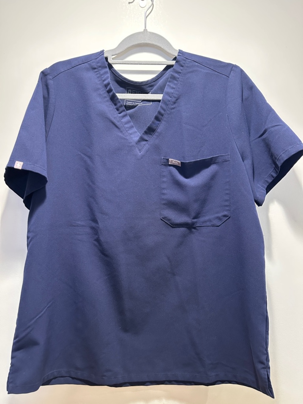 Women's Navy V-Neck Catarina Scrub Top